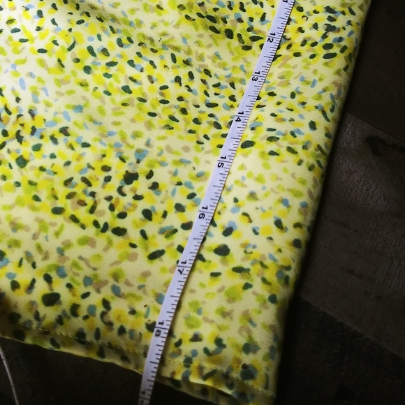 NWT Cory Mini Skirt Yellow Black Pattern - Picture 8 of 8